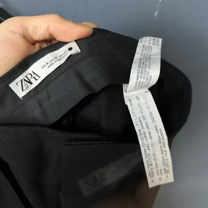 [BUNJANG] ZARA Black Wide Slacks Pants / M 자라 블랙 와이드 슬랙스 팬츠