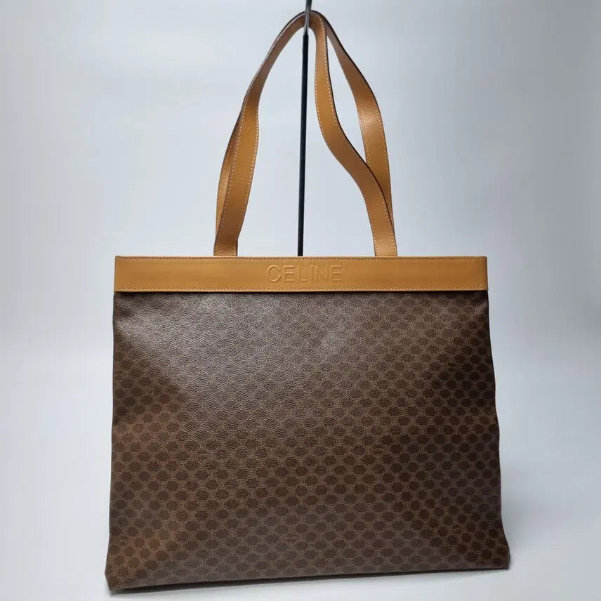 [BUNJANG] Celine Macadam Shopper Shoulder Bag / 셀린느 CELINE 로고 마카담 쇼퍼백 숄더백 라지(최상급 남녀공용)
