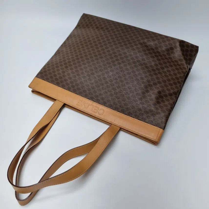 [BUNJANG] Celine Macadam Shopper Shoulder Bag / 셀린느 CELINE 로고 마카담 쇼퍼백 숄더백 라지(최상급 남녀공용)