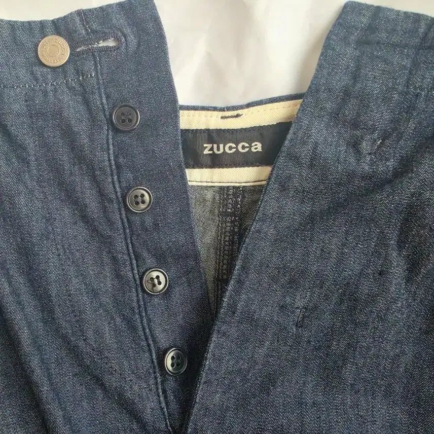 [SOLD OUT] zucca 주카  데님  세미 와이드 팬츠