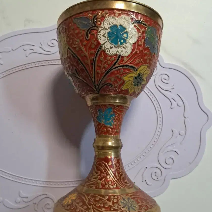 [BUNJANG] Bronze Cloisonné Cup / 동브론즈 칠보 컵 잔