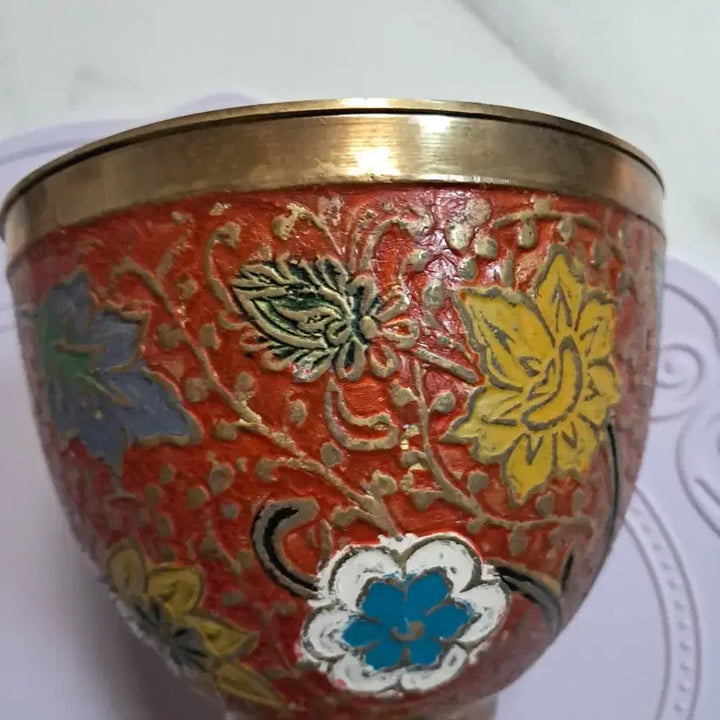 [BUNJANG] Bronze Cloisonné Cup / 동브론즈 칠보 컵 잔