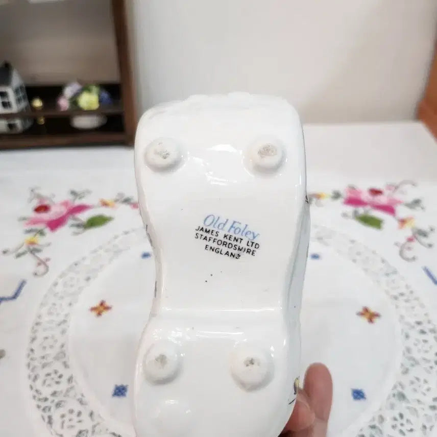 [BUNJANG] Old Foley Miniature Porcelain Boot / 빈티지 올드 폴리 미니어처 포세린 부츠