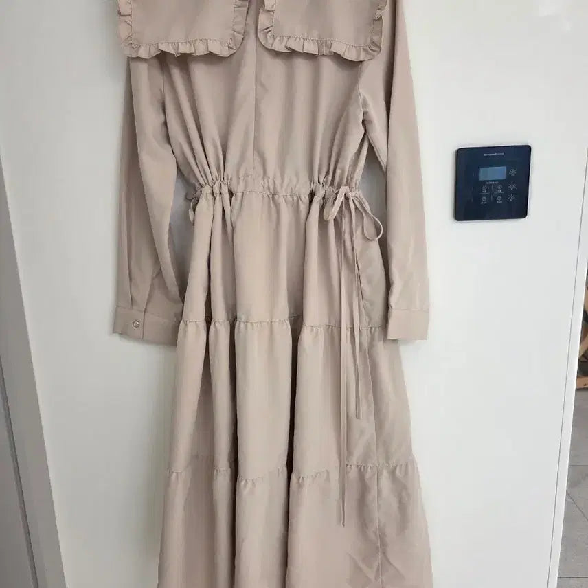 [BUNJANG] Minimal Maximal Big Collar Long Dress / 미니멀맥시멀 빅사이즈 빅카라 롱원피스