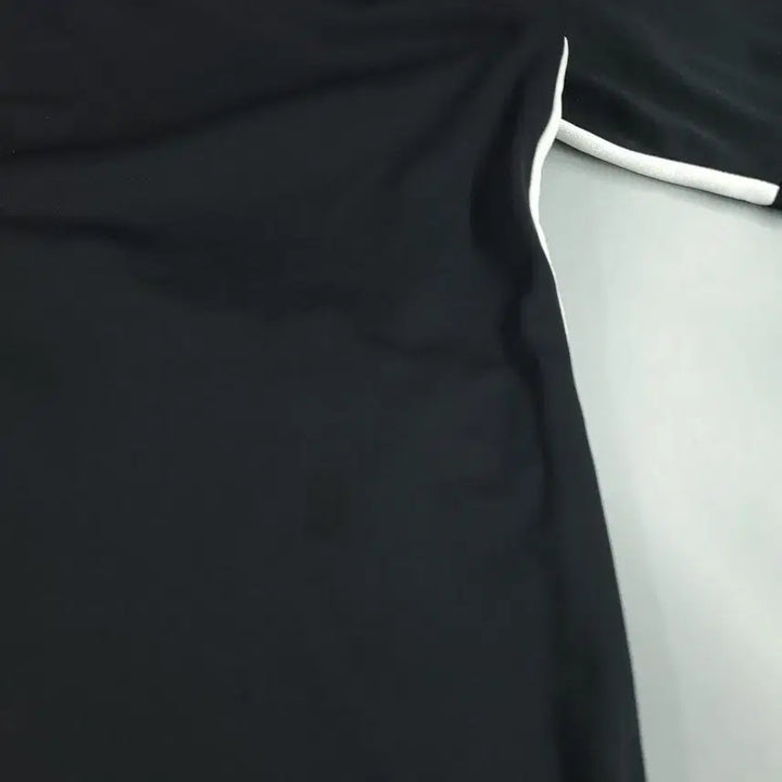 [BUNJANG] Nike Reglan Dry-Fit Track Top / 나이키 블랙 화이트 배색 스우시 로고 레글런 드라이핏 트랙탑 집업 져지
