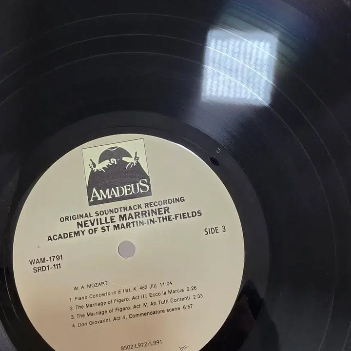 [BUNJANG] Amadeus OST 2LP Vinyl Record / 아마데우스 OST 2LP