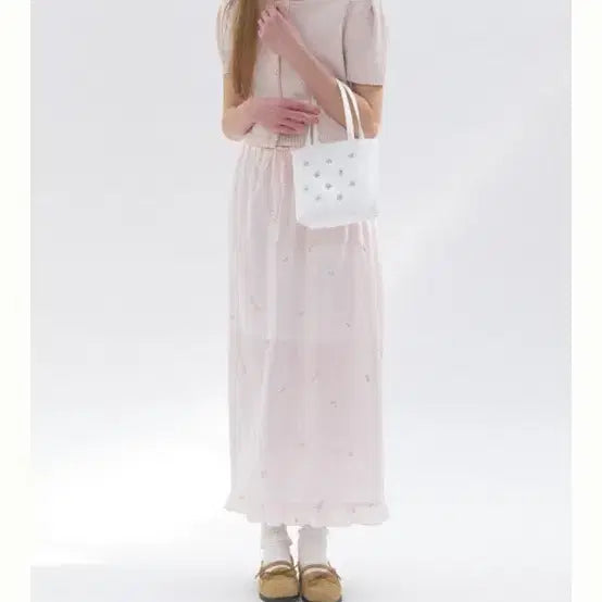 [BUNJANG] Soonsu Silvery Long Skirt / 순수 soonsu Silvery Long Skirt 실버리 롱스커트