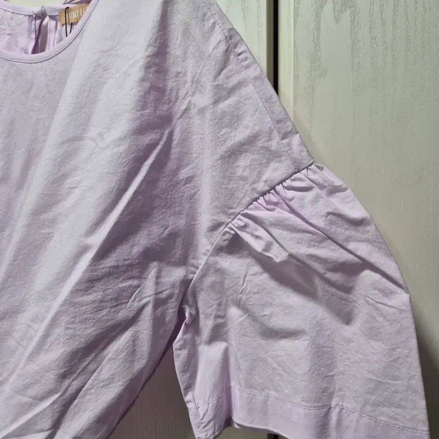 [BUNJANG] Lavender Puff Sleeve Blouse / (타임세일)(새상품) 라벤더 퍼프 블라우스
