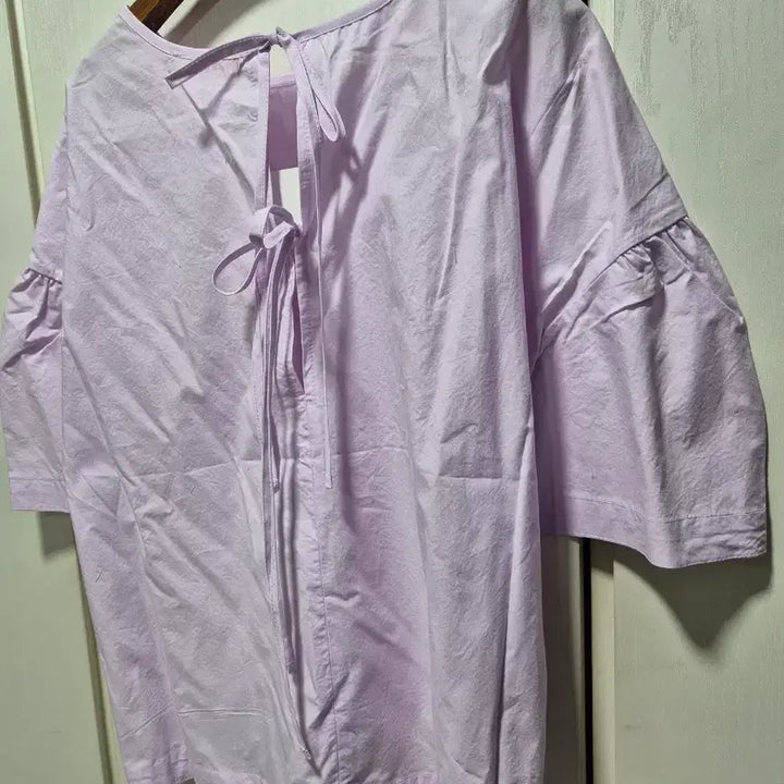 [BUNJANG] Lavender Puff Sleeve Blouse / (타임세일)(새상품) 라벤더 퍼프 블라우스