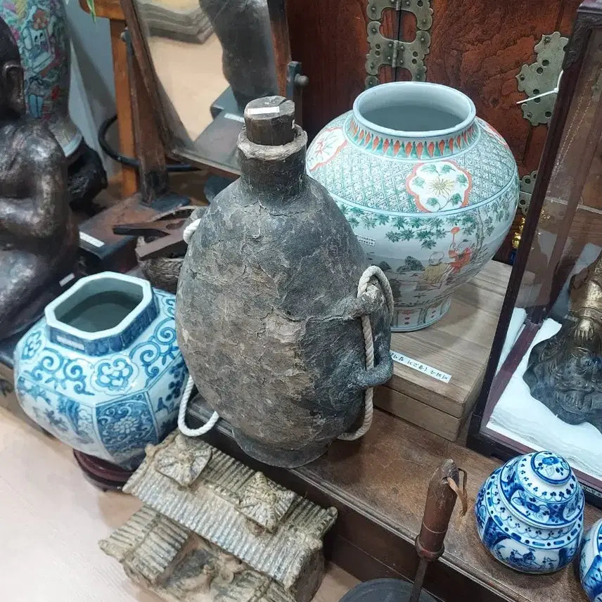 [BUNJANG] Jiseung Antique Gunpowder Container / 지승 화약통 (골동품)