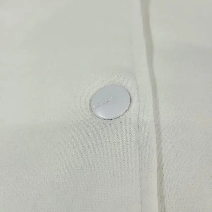 [SOLD OUT] 아디다스 화이트 블랙 배색 트레포일 로고 삼선 코튼블렌드 이너메쉬 블루종