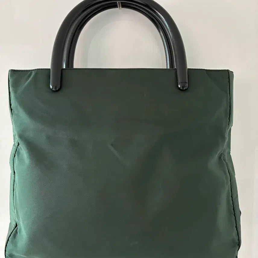 [SOLD OUT] Prada 프라다 다크그린 나일론 테수토 미니 토트백 게런티 카드 포함