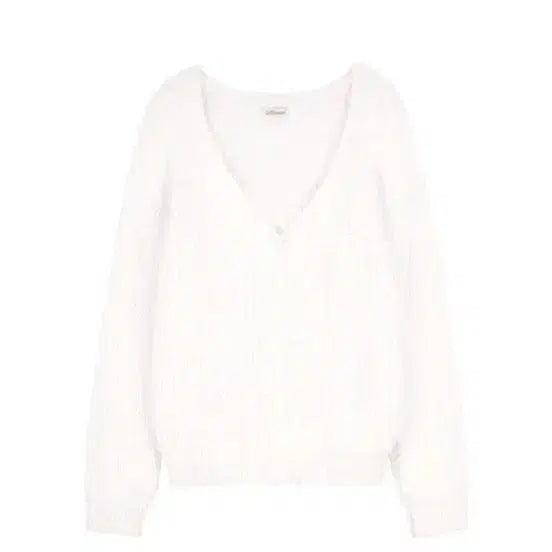 [SOLD OUT] 클리시어 슈가플럼 가디건 화이트
