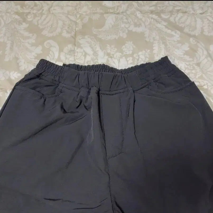 [BUNJANG] Black Padded Banding Pants - L Size / 블랙 패딩 밴딩 바지 L 사이즈 (새상품)