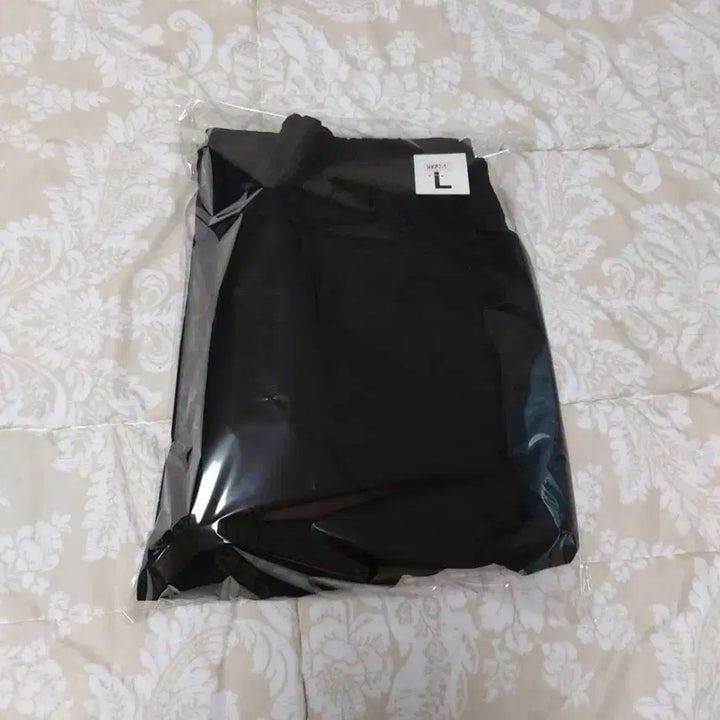 [BUNJANG] Black Padded Banding Pants - L Size / 블랙 패딩 밴딩 바지 L 사이즈 (새상품)