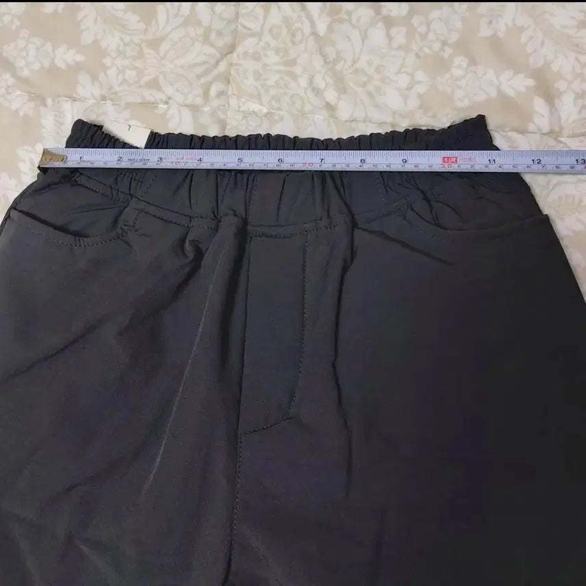 [BUNJANG] Black Padded Banding Pants - L Size / 블랙 패딩 밴딩 바지 L 사이즈 (새상품)