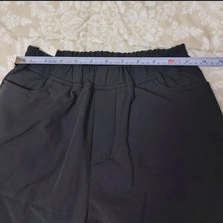 [BUNJANG] Black Padded Banding Pants - L Size / 블랙 패딩 밴딩 바지 L 사이즈 (새상품)