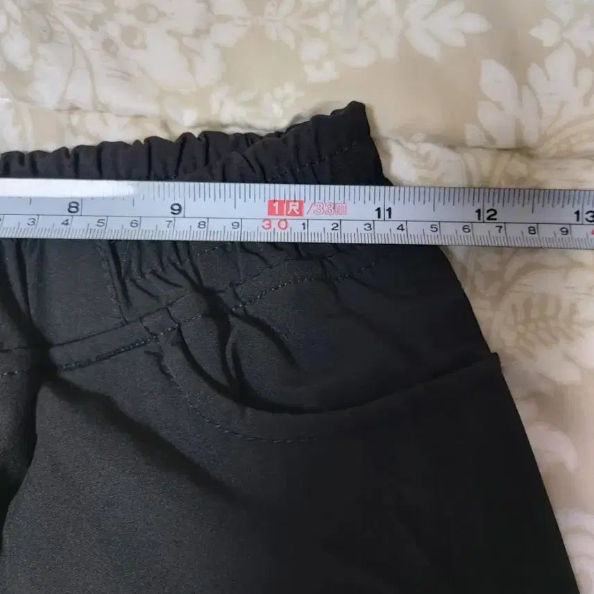 [BUNJANG] Black Padded Banding Pants - L Size / 블랙 패딩 밴딩 바지 L 사이즈 (새상품)