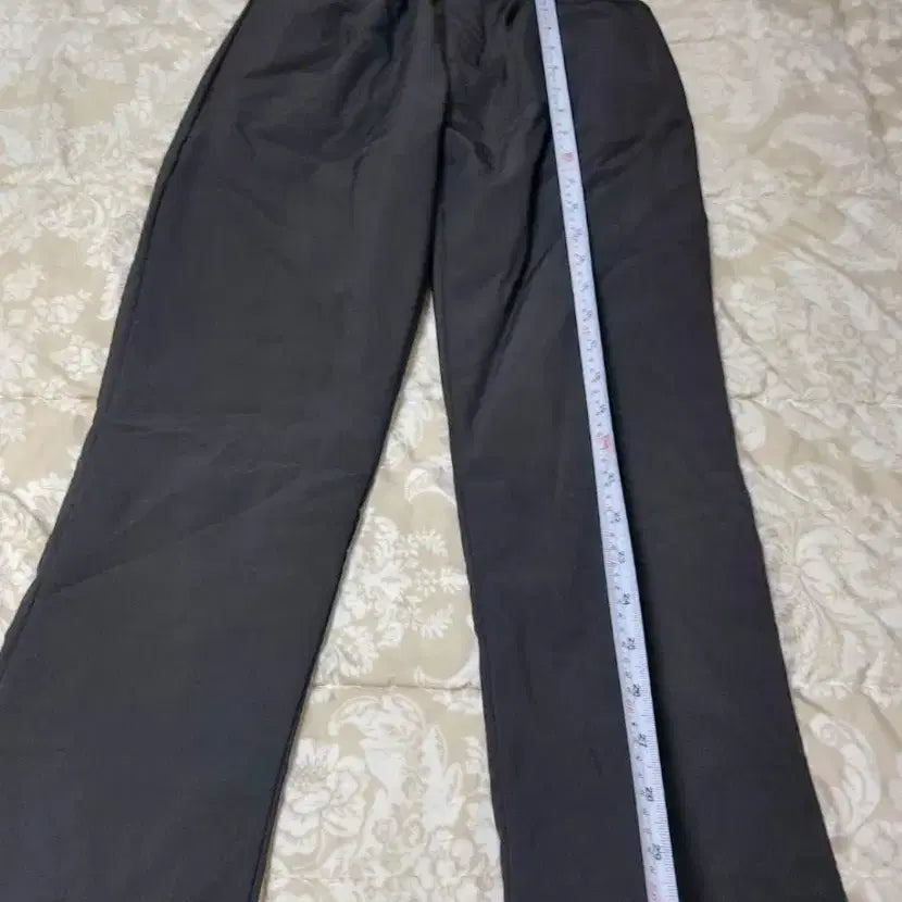 [BUNJANG] Black Padded Banding Pants - L Size / 블랙 패딩 밴딩 바지 L 사이즈 (새상품)