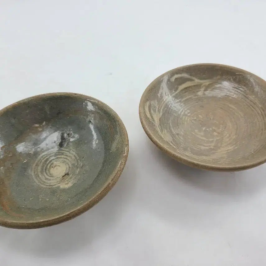 [BUNJANG] Vintage Porcelain Plate Set / 빈티지 도자기 접시 2개 세트