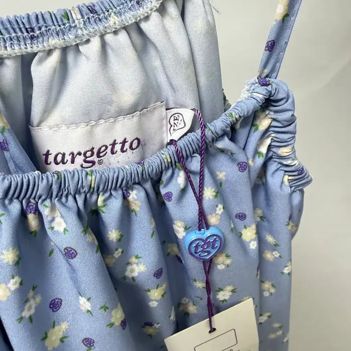 [BUNJANG] Targetto Flower Pattern Layered Dress / 타겟토 플라워패턴 원피스 새상품 (F/스카이블루)