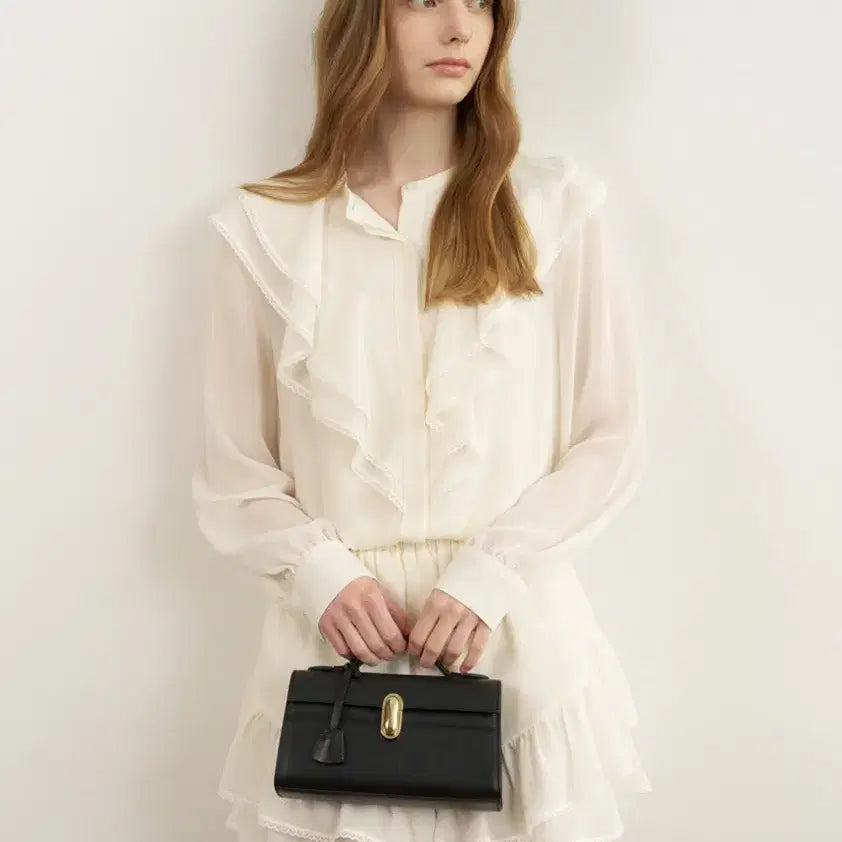 [BUNJANG] Lapla Dion Sheer Blouse / 라플라 (lapla) dion sheer blouse 다이온 쉬어