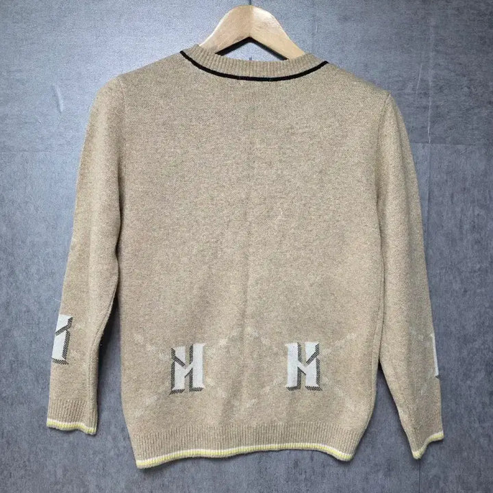 [SOLD OUT] HAZZYS 헤지스 베이지 패턴 가디건  사이즈 100
