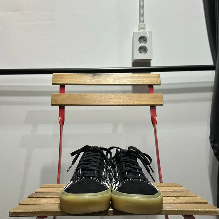 [BUNJANG] Vans Old Skool Checker Gumsole Sneakers / 275) 반스 운동화 남성 남자 신발 올드스쿨 체커 검솔