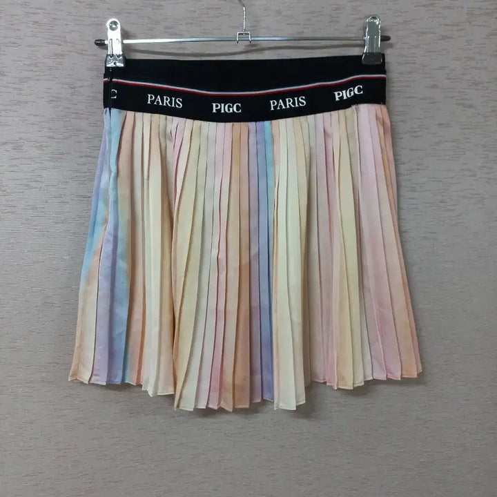 [BUNJANG] PIGC Pleated Skirt / B4-17/PIGC 배색 플리츠 스커트 여성
