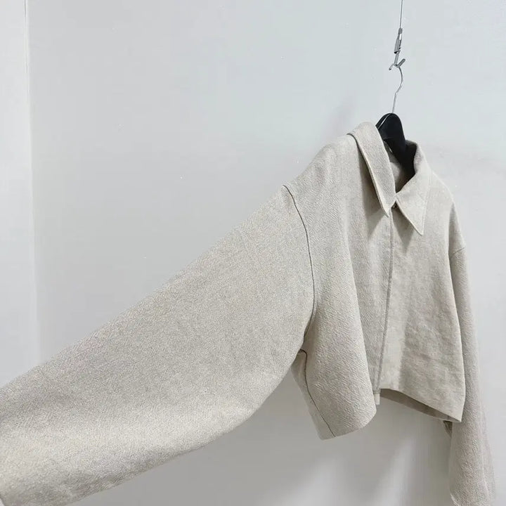 [BUNJANG] Object Linen Blend One-Button Jacket / 오브젝트 원버튼 린넨 혼방 자켓