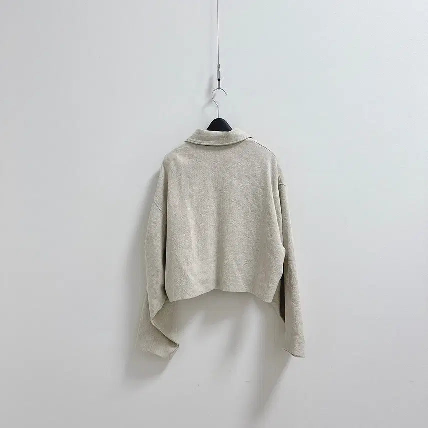 [BUNJANG] Object Linen Blend One-Button Jacket / 오브젝트 원버튼 린넨 혼방 자켓