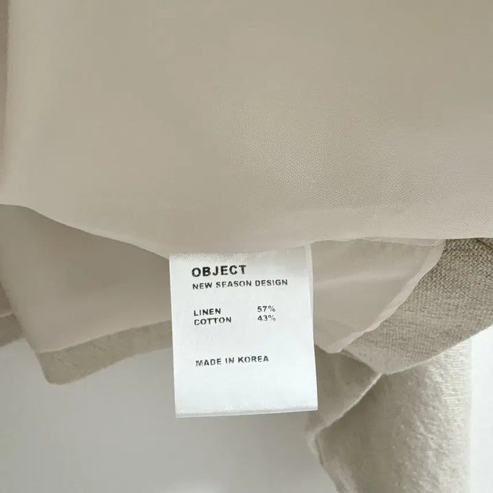 [BUNJANG] Object Linen Blend One-Button Jacket / 오브젝트 원버튼 린넨 혼방 자켓