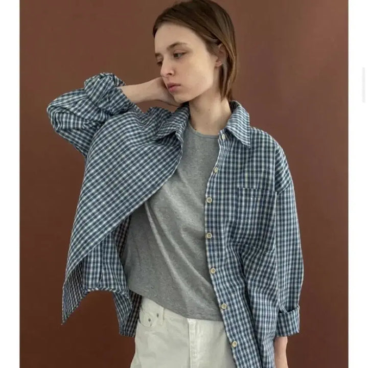 [BUNJANG] Studio Solt Check Shirt / 스튜디오솔트 남방