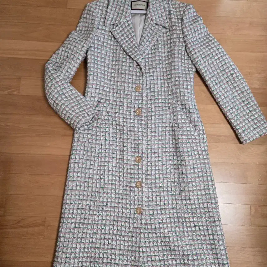 [BUNJANG] MojoSphin Tweed Long Coat / 모조에스핀 트위드 코트