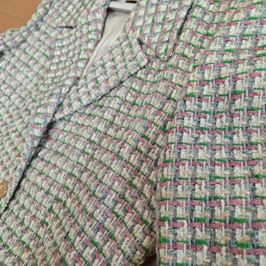 [BUNJANG] MojoSphin Tweed Long Coat / 모조에스핀 트위드 코트