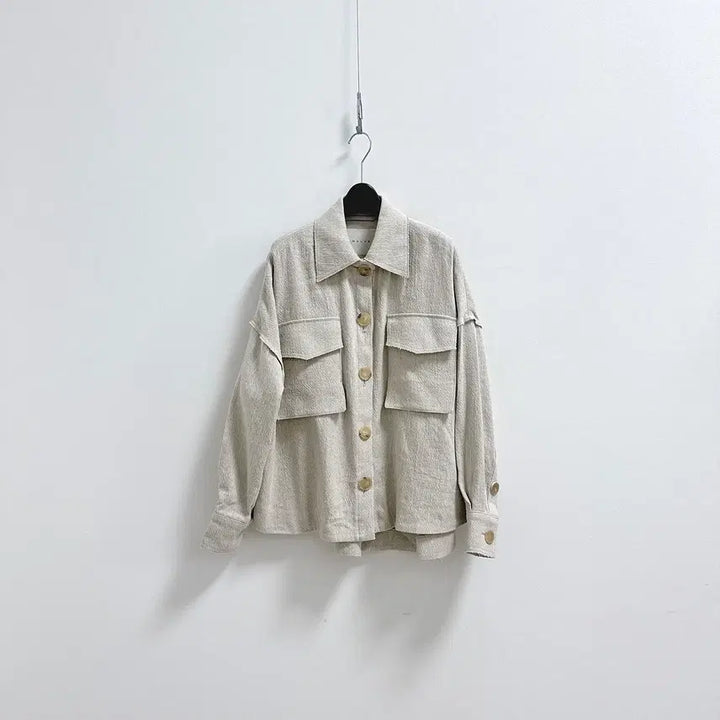 [BUNJANG] MOVB Loose Fit Linen Jacket / 모브 루즈핏 린넨 자켓