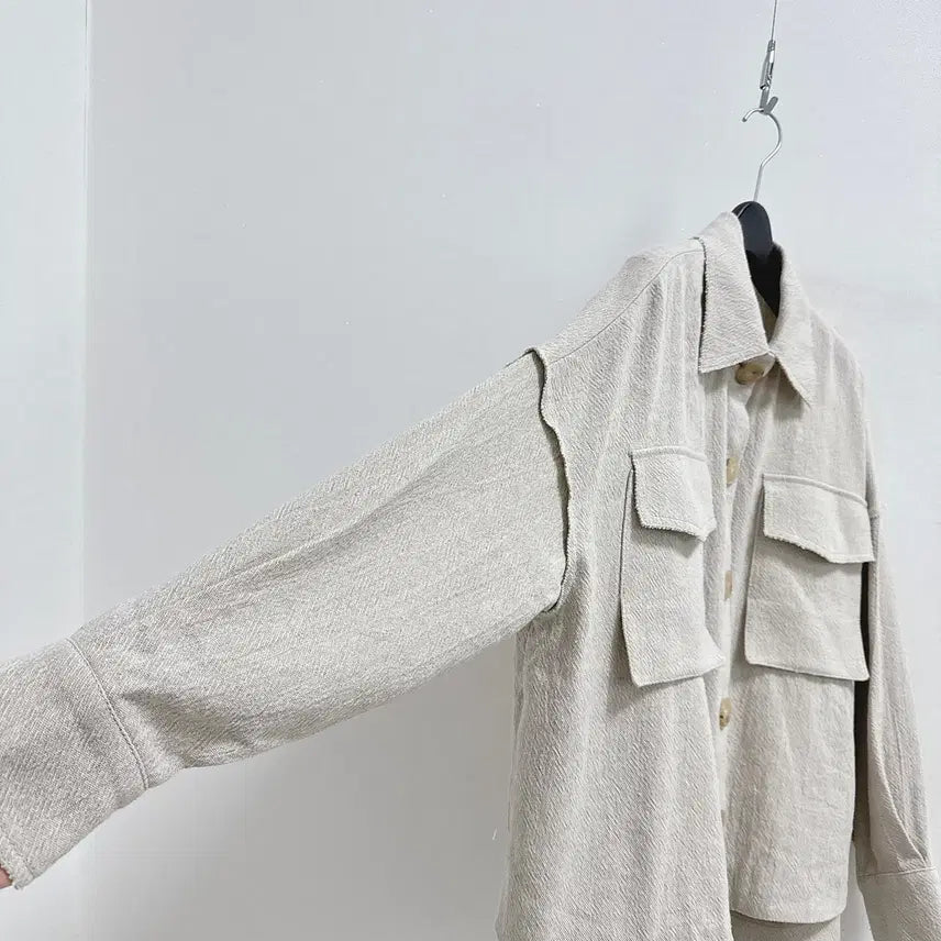 [BUNJANG] MOVB Loose Fit Linen Jacket / 모브 루즈핏 린넨 자켓