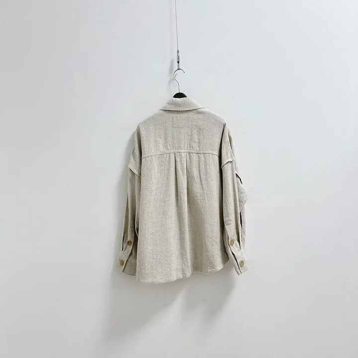 [BUNJANG] MOVB Loose Fit Linen Jacket / 모브 루즈핏 린넨 자켓