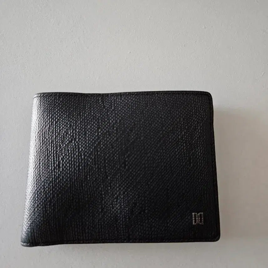 [BUNJANG] Daks Black Leather Wallet / 닥스 블랙 가죽 반지갑