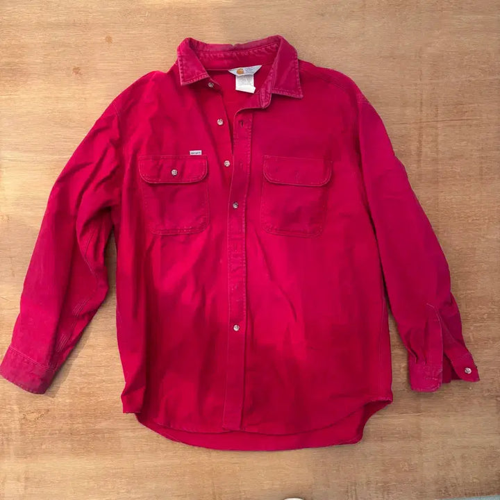 [BUNJANG] Carhartt Red Work Shirt / Carhartt Washed Red Work Shirt  칼하트