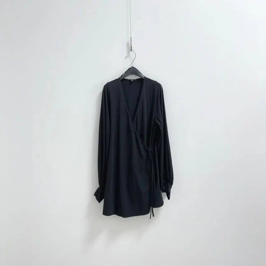 [BUNJANG] COS Balloon Sleeve Wrap Cardigan / 코스 벌룬소매 랩 가디건