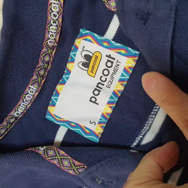[BUNJANG] Pancoat Navy Striped Collar Dress / 팬콧 네이비 스트라이프 카라 원피스