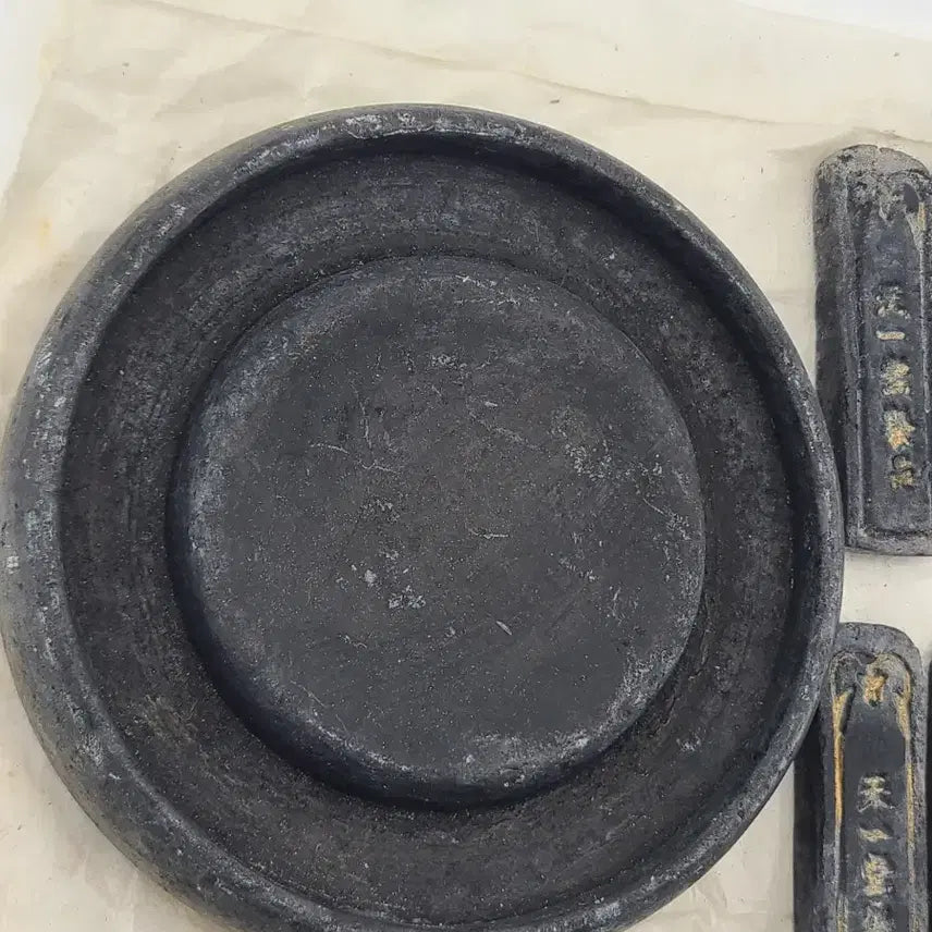 [BUNJANG] Antique Calligraphy Set (Ink Stone &amp; Ink) / 서예 문진 세트 (먹돌 &amp; 먹)