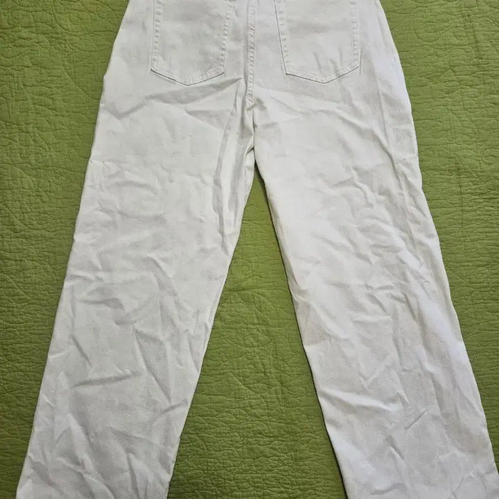 [BUNJANG] Polham Wide White Denim Bading Pants / 29-31) 폴햄 와이드 화이트 데님 밴딩 팬츠