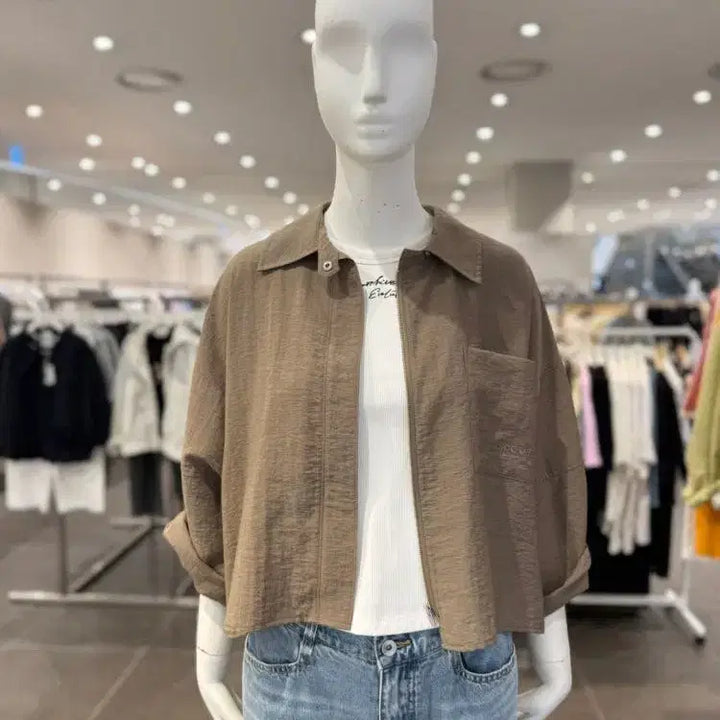 [SOLD OUT] 보브 소매 롤업 점퍼