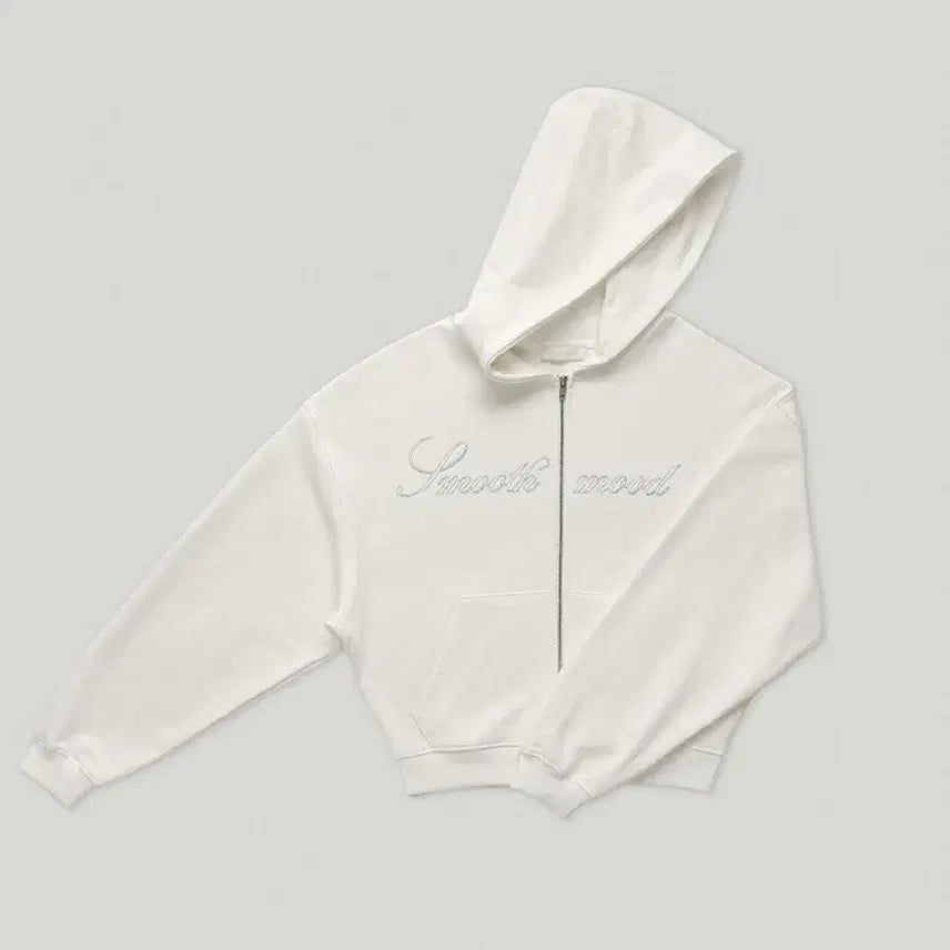 [SOLD OUT] 스무드무드 drew 후드집업 화이트