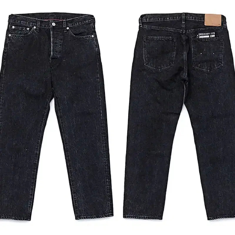 [SOLD OUT] Ordinary Fits(오디너리 핏츠) 5포켓 앵클 데님 블랙
