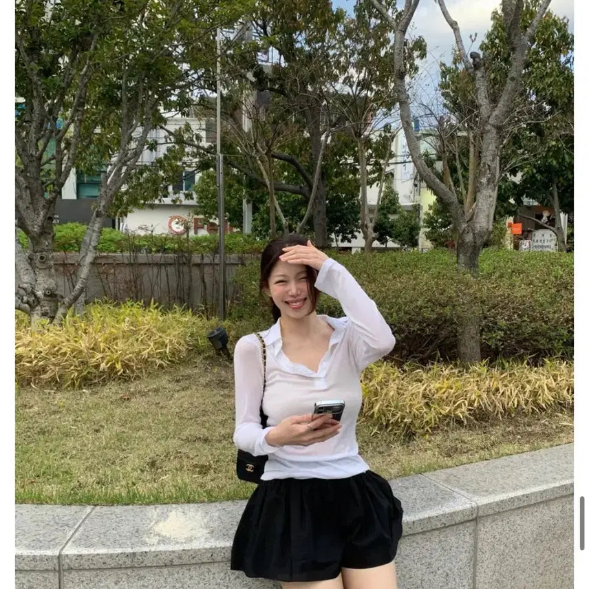 [SOLD OUT] (바배)샵온트 -Prim Skirt Pants 숏팬츠