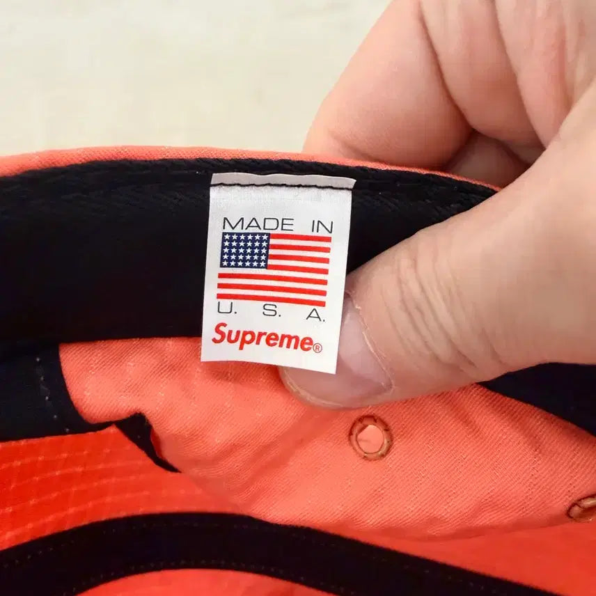 [SOLD OUT] Supreme Overdyed Ripstop Camp Cap Peach
