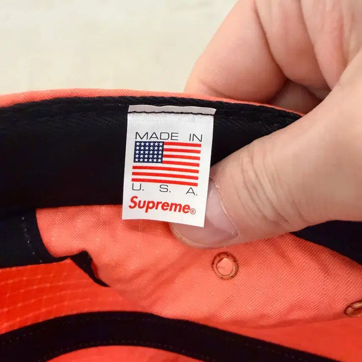 [SOLD OUT] Supreme Overdyed Ripstop Camp Cap Peach
